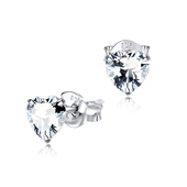 Heart Stone Stud Earring ECS-06-5